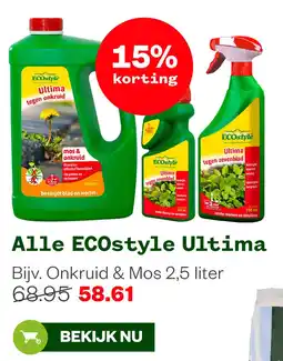 Welkoop Alle ECOstyle Ultima aanbieding
