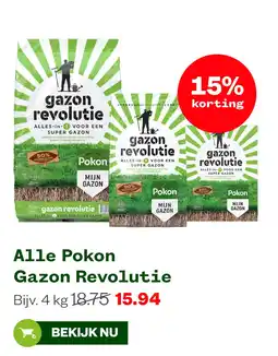 Welkoop Alle Pokon Gazon Revolutie aanbieding