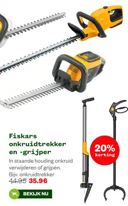 Welkoop Fiskars onkruidtrekker en -grijper aanbieding