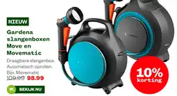 Welkoop Gardena slangenboxen Move en Movematic aanbieding
