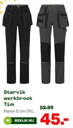 Welkoop Størvik werkbroek Tim aanbieding