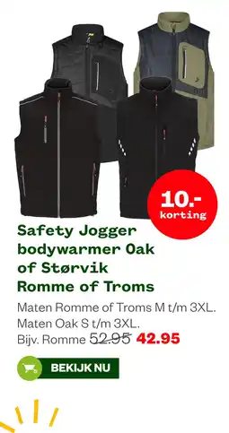 Welkoop Safety Jogger bodywarmer Oak of StørvikRomme of Troms aanbieding