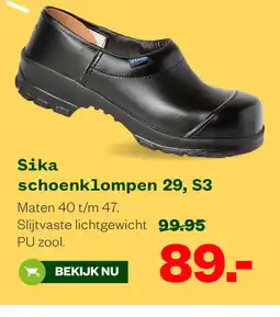 Welkoop Sika schoenklompen 29, S3 aanbieding