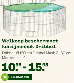 Welkoop Welkoop beschermnet konijnenhok Dribbel aanbieding