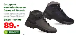 Welkoop Grisport wandelschoenen Davos of Terrak aanbieding