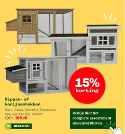 Welkoop Kippen of konijnenhokken aanbieding