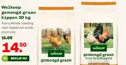 Welkoop Welkoop gemengd graan kippen 20 kg aanbieding