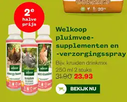 Welkoop Welkoop pluimvee supplementen en verzorgingsspray aanbieding