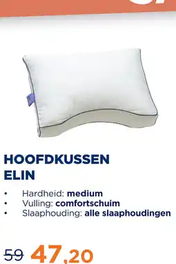 TotaalBED Hoofdkussen Elin | vezelbolletjes aanbieding