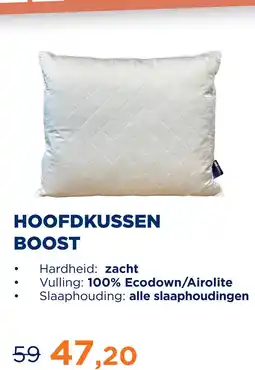TotaalBED Hoofdkussen Boost | bamboe aanbieding