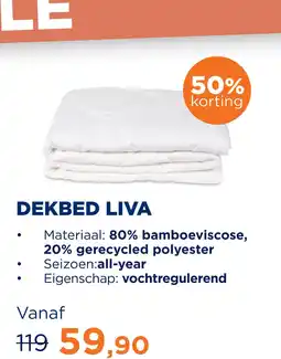 TotaalBED Dekbed Liva bamboe | all year aanbieding