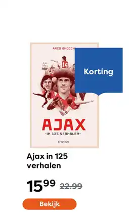 The Read Shop Ajax in 125 verhalen aanbieding