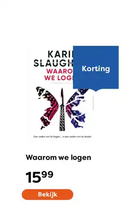 The Read Shop Waarom we logen aanbieding