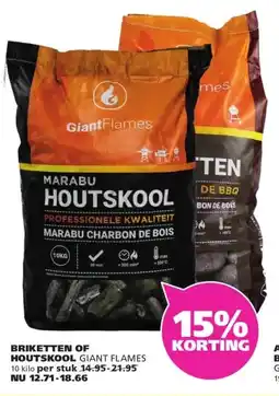 Ranzijn BRIKETTEN OF HOUTSKOOL aanbieding