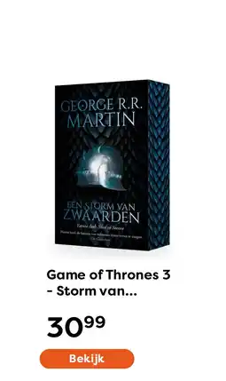 The Read Shop Game of Thrones 3 - Storm van Zwaarden - Staal en Sneeuw aanbieding