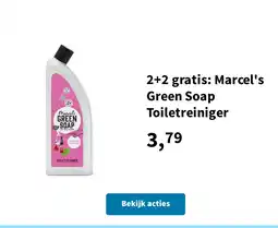 Plein.nl 2+2 gratis: Marcel's Green Soap Toiletreiniger aanbieding