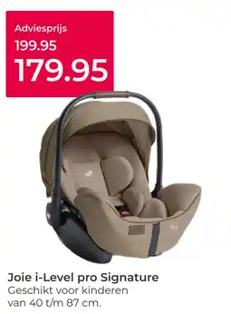Prenatal Joie i-Level pro Signature aanbieding