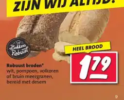 Nettorama Robuust broden* wit, pompoen, volkoren of bruin meergranen, bereid met desem aanbieding