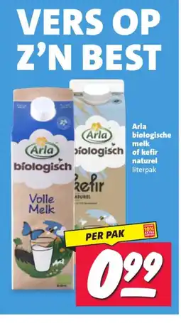 Nettorama Arla biologische melk naturel aanbieding