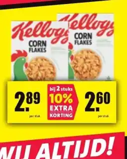 Nettorama Kelloyelloys CORN FLAKES aanbieding