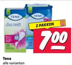 Nettorama Tena alle varianten aanbieding