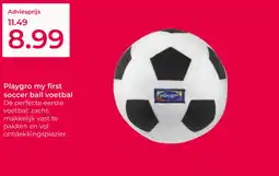 Prenatal Playgro my first soccer ball voetbal aanbieding