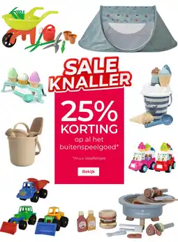 Prenatal op al het buitenspeelgoed* aanbieding