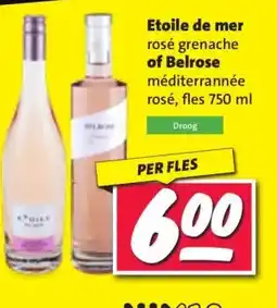 Nettorama Etoile de mer rosé grenache of Belrose aanbieding