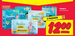 Nettorama Pampers alle varianten aanbieding