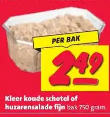 Nettorama Kleer koude schotel of huzarensalade aanbieding