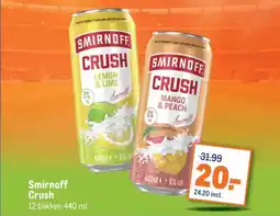Makro Smirnoff Crush aanbieding