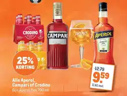 Makro Alle Aperol, Campari of Crodino aanbieding