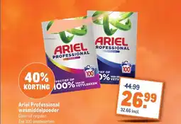 Makro Ariel Professional wasmiddelpoeder aanbieding