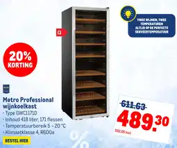 Makro Metro Professional wijnkoelkast aanbieding