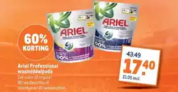 Makro Ariel Professional wasmiddelpods aanbieding