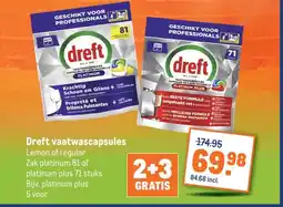 Makro Dreft vaatwascapsules aanbieding