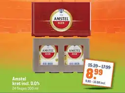 Makro Amstel krat incl.0.0% aanbieding