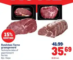 Makro Rundvlees Tierno graangevoerd aanbieding
