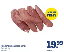 Makro Runderdiamanthaas partij aanbieding