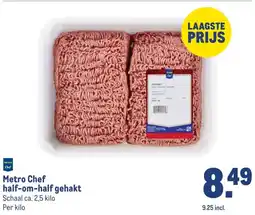 Makro Metro Chef half-om-half gehakt aanbieding