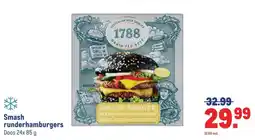 Makro Smash runderhamburgers aanbieding
