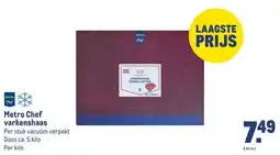 Makro Metro Chef varkenshaas aanbieding