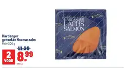 Makro Hardanger gerookte Noorse zalm aanbieding