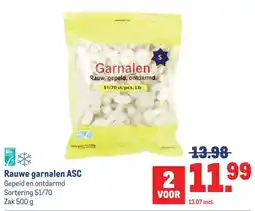 Makro Rauwe garnalen ASC aanbieding