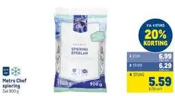 Makro Metro Chef spiering aanbieding