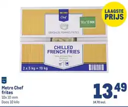 Makro Metro Chef frites aanbieding