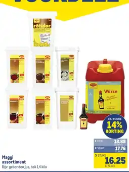 Makro Maggi assortiment aanbieding