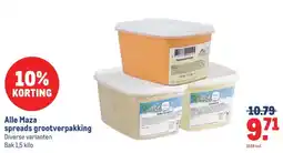 Makro Alle Maza spreads grootverpakking aanbieding