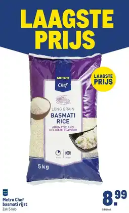 Makro Metro Chef basmati rijst aanbieding