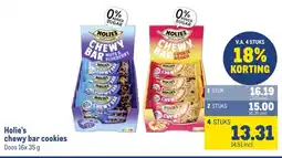 Makro Holie's chewy bar cookies aanbieding